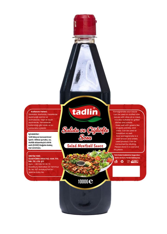 ÇiğKöfte Sosu 1 Kg Koli 20 Adet